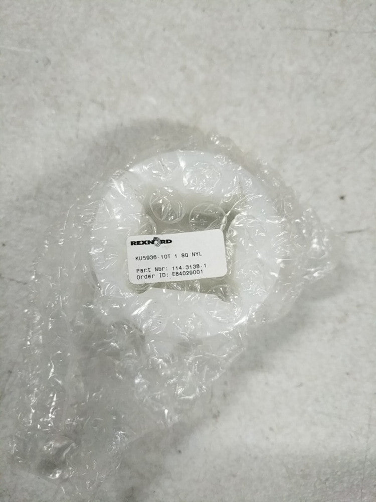 Lot of 3 REXNORD,KU5936-10T,SPROCKET 1 INCH SQUARE BORE