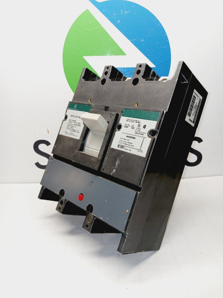 GENERAL ELECTRIC TJD432350 350 AMP CIRCUIT BREAKER  3 POLE 240 VAC 250 VDC 22KA