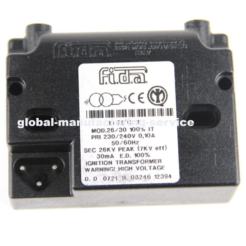 One Brand New FIDA MOD.26/30 Ignition Transformer