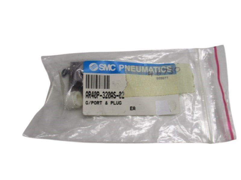 SMC AR40P-320AS-02 G/PORT & PLUG  NSMP