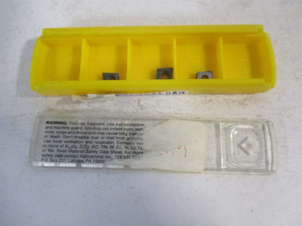 (1869820) CCMT21505LF KC5010 TiAlN Diamond Carbide Turning Insert - Pack of 3