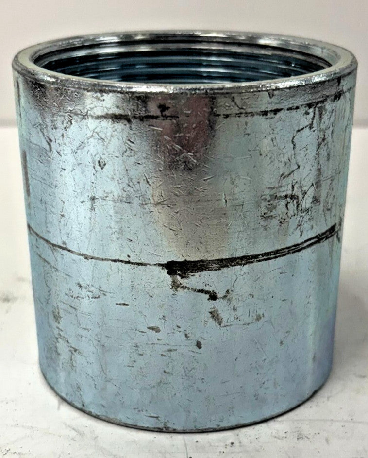 SCI EC THREADED PIPE COUPLING A/SA105N CA 0393 B16 3M 3" TAWIAN