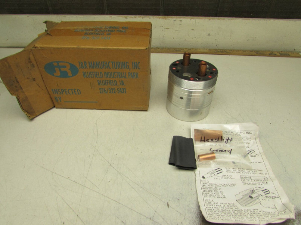 J&R MANUFACTURING JR-7600RB , RECEPTACLE BODY , FEMALE, NIB! MAKE OFFER! 