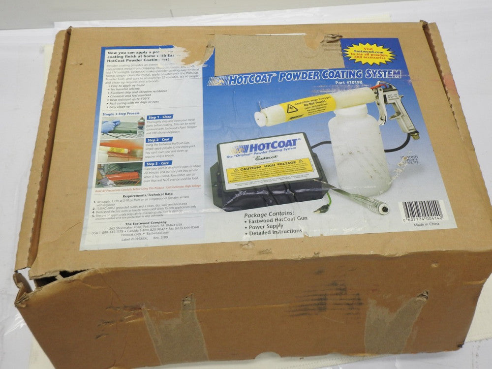 Eastwood Hotcoat Powder Coating System 10198 - NEW