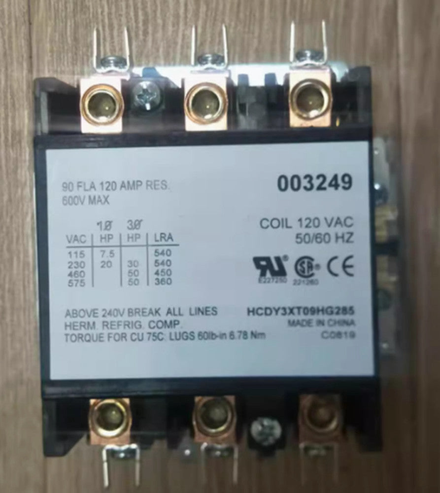 One Brand New HYPERTHERM Maxpro200 003249 Main Contactor 120V 90 FLA