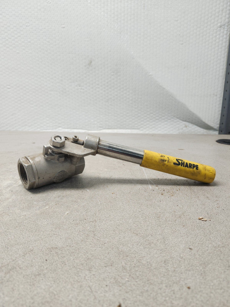 USED SHARPE SANITARY STAINLESS BALL VALVE 1''  54576