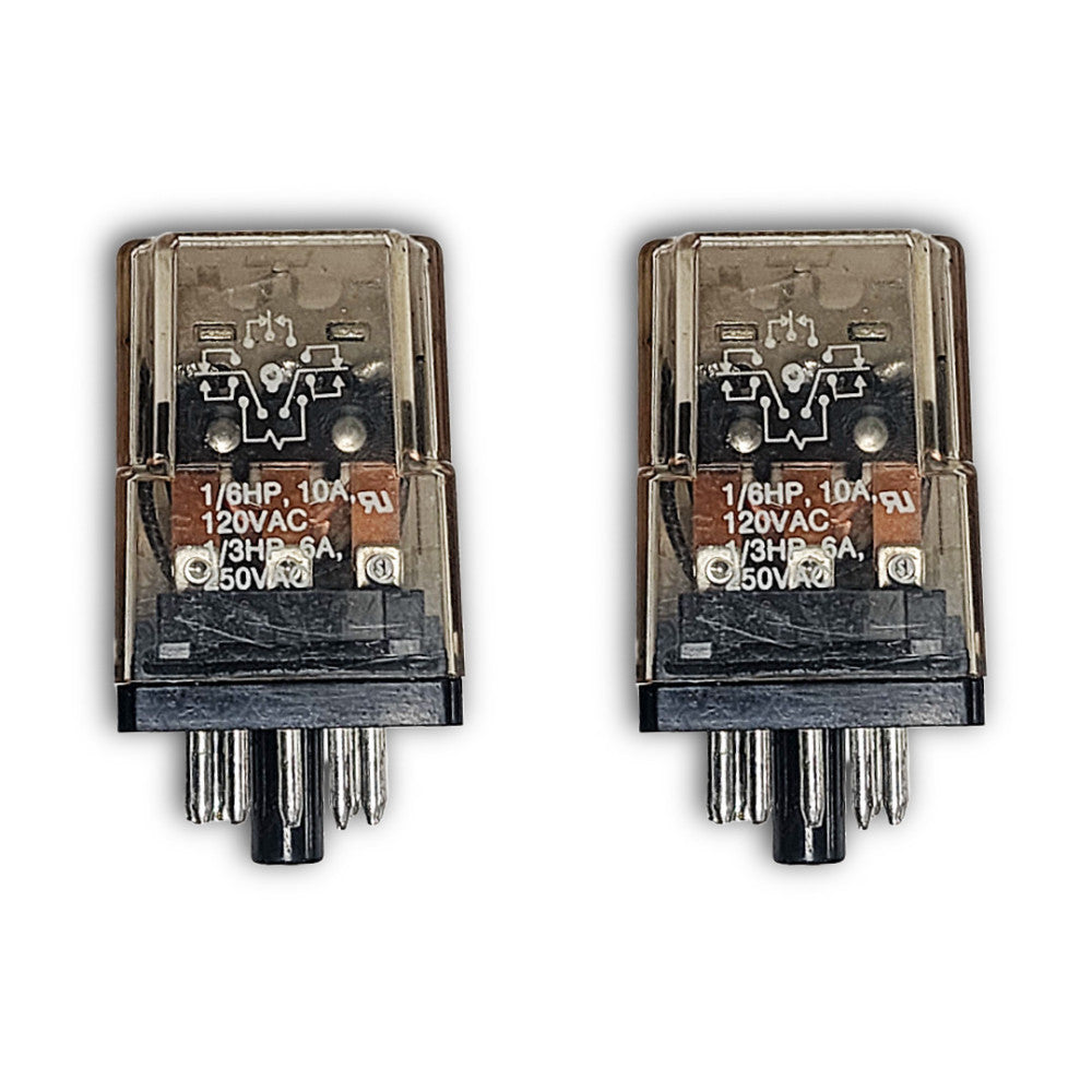 POTTER & BRUMFIELD RELAYS KRPA-14AG-120 (LOT OF 2) 120V 50/60HZ