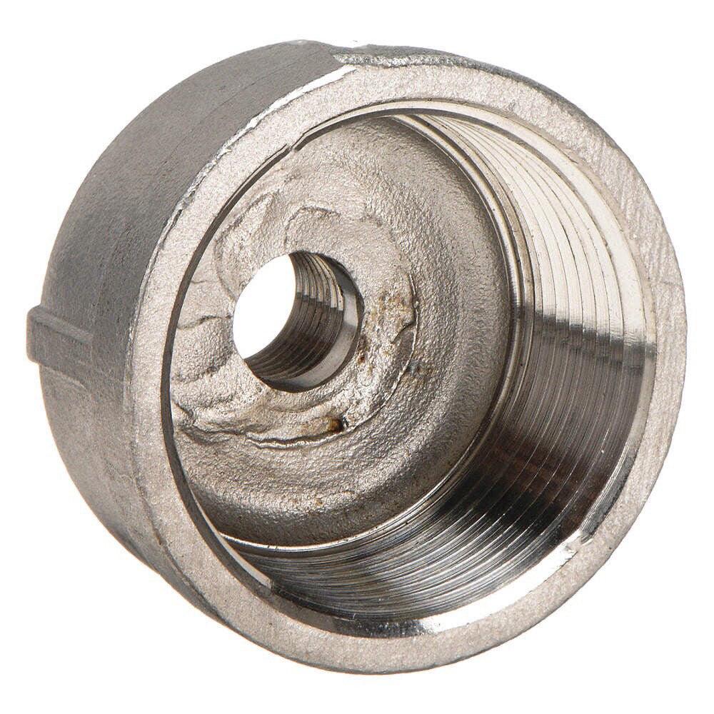 S3114RC010001 304 Stainless Steel Reducing Coupling, FNPT, 1" x 1/8" (2 Pack)