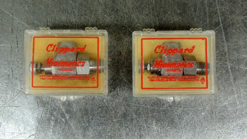 Clippard JFC-2B 1/8" NPT Metered Flow Control Valve. Lot of (2)