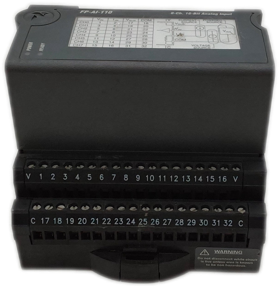 NI FieldPoint FP-AI-110 8-CH 16-Bit Analog Input w/FB-TB-1 