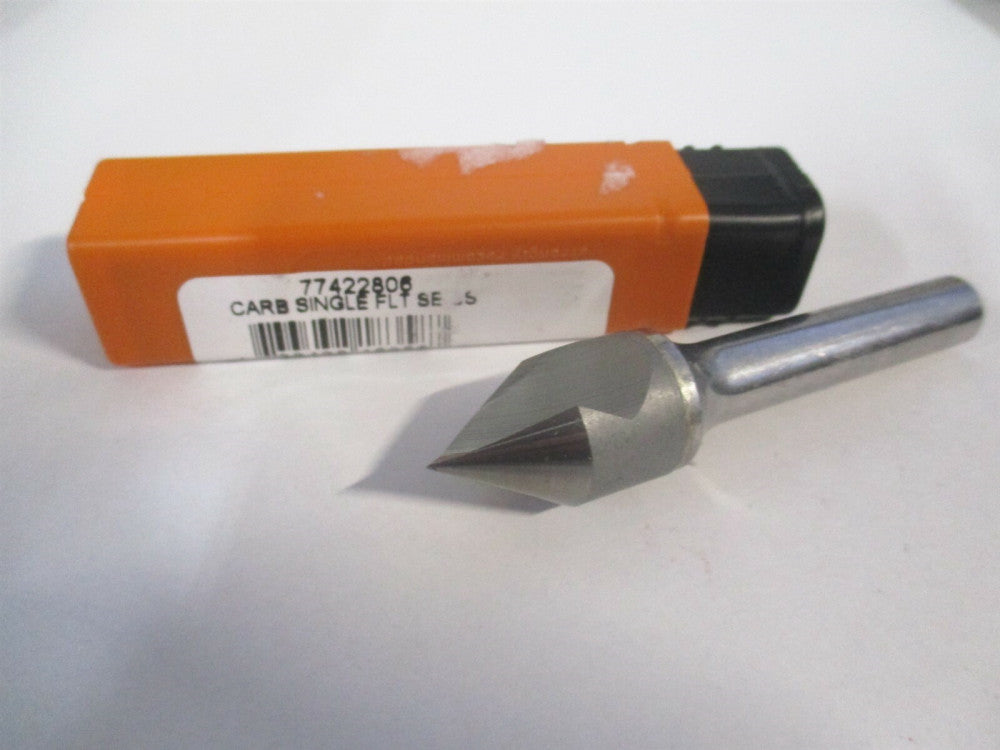 (331-007550) 5/8" x 3/8" x 2-5/8" OAL 60° Solid Carbide 1 Flute Countersink 