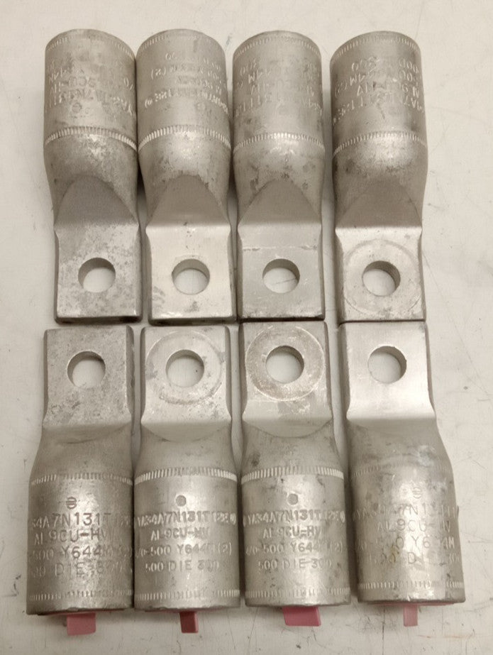 BURNDY YA34A7N131T12E 4/0-500 Compression Lug (Lot Of 8)