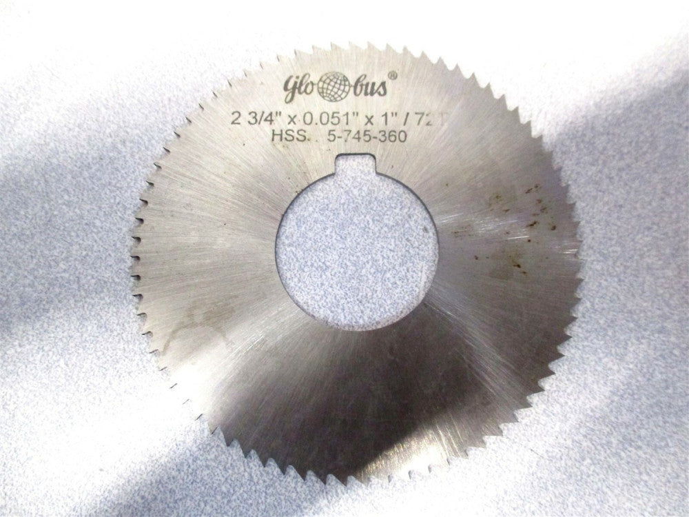TMX (5-745-360) 2-3/4 x .051 x 1 72-Teeth HSS Screw Slotting Saw