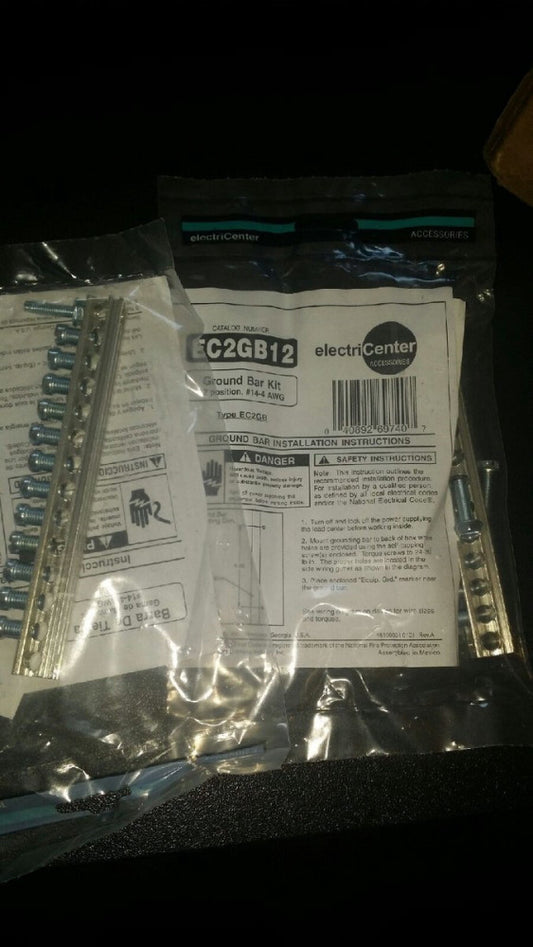(5 BARS) Siemens EC2GB12 Ground Bar Kit with 12 Terminal Positions