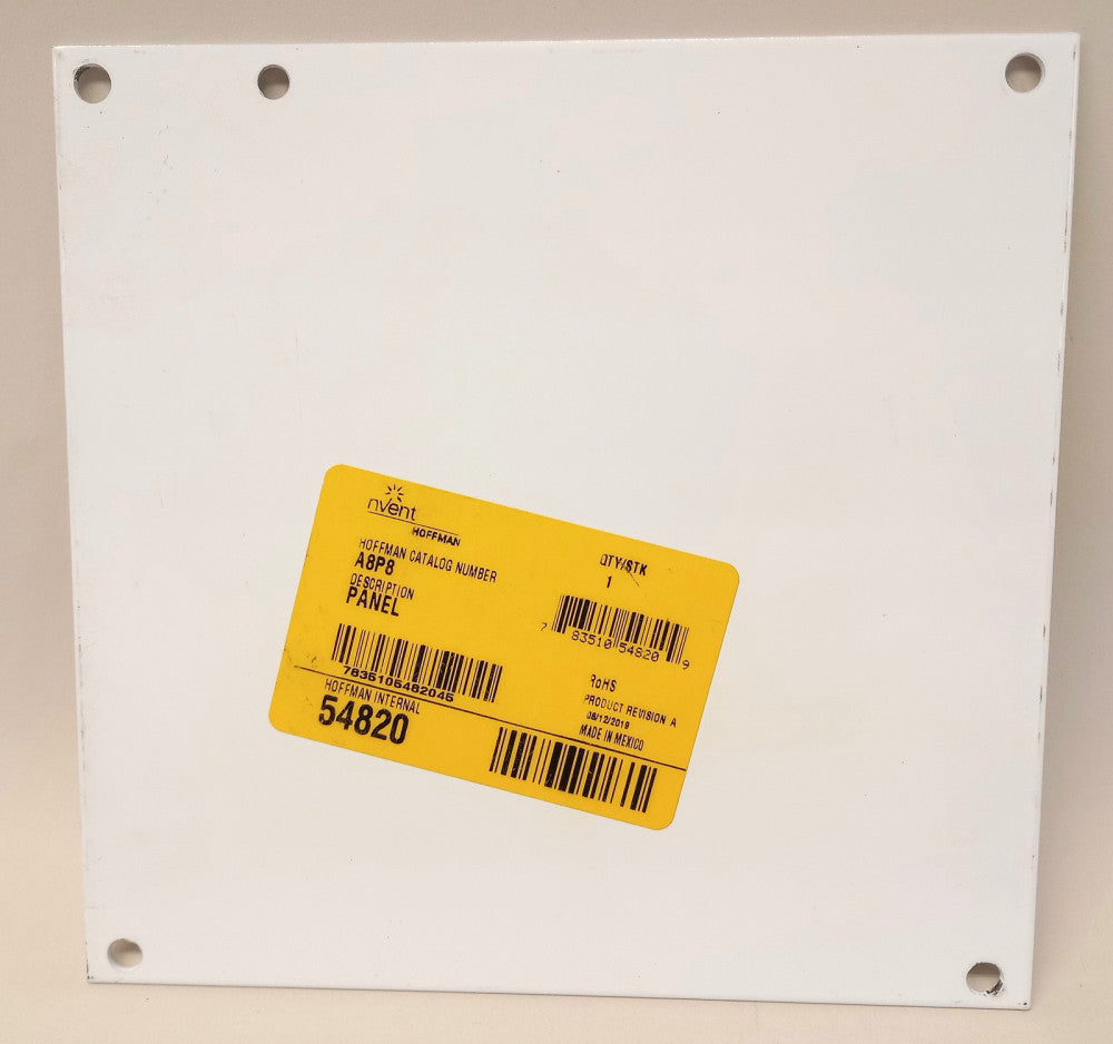 Hoffman 54820 Panel A8P8 6-3/4" X 6-7/8" X 1/16" Nvent Hoffman