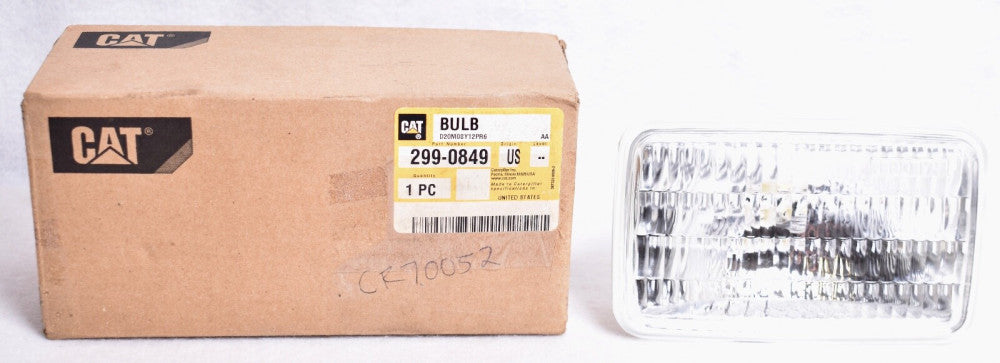 OEM CAT Caterpillar Sealed Clear Light Bulb 299-0849
