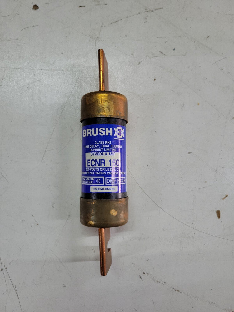 New no Box! BRUSH ECNR100 100AMP 250V TIME DELAY DUAL ELEMENT FUSE