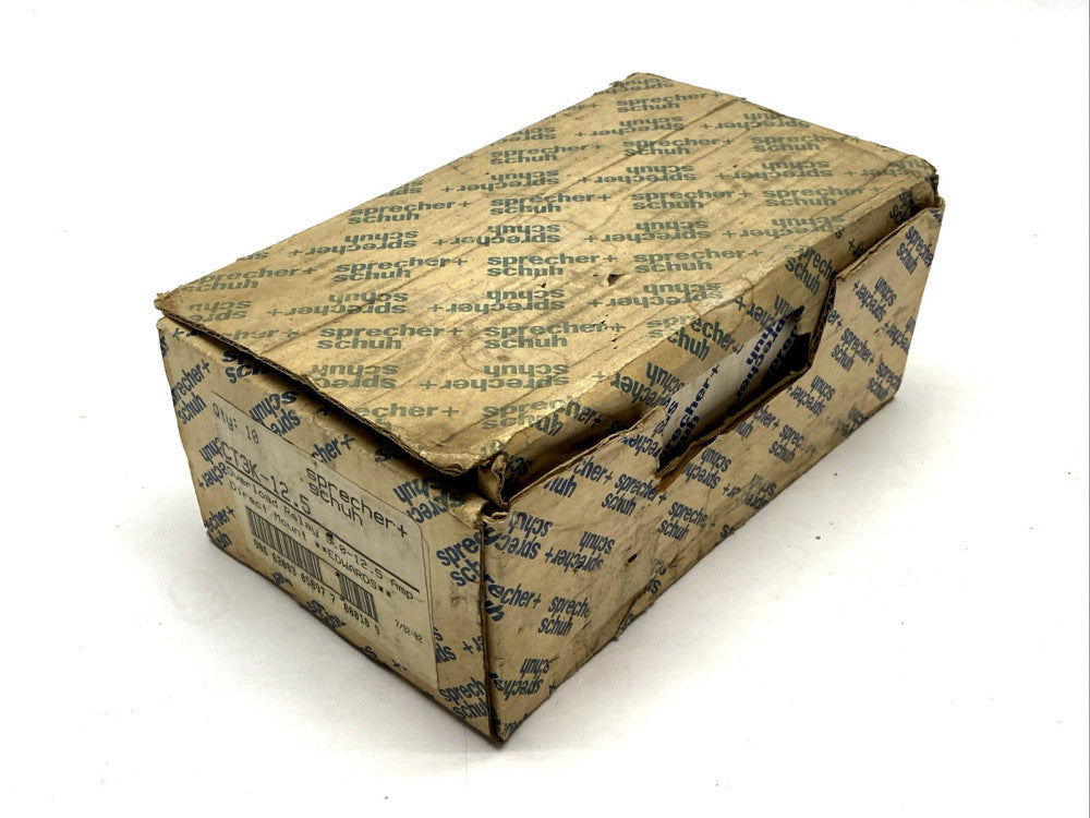 Sprecher+Schuh CT 3K-12.5 Overload Relay 9-12.5A BOX OF 10