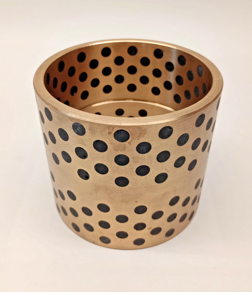 Sankyo Type SOB-44124 Used Oilless Bronze Bushing 4 ID x 4-1/2 OD X 4 inch Width