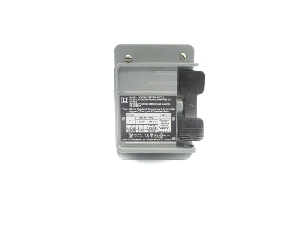 SQUARE D 2510KW21121 SER. B 600V 30A NSNP