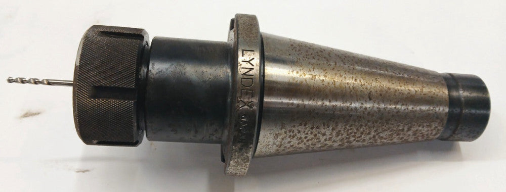 LYNDEX N5007-1000 COLLET CHUCK TOOL HOLDER CAT50 PROJECTION 3 IN.