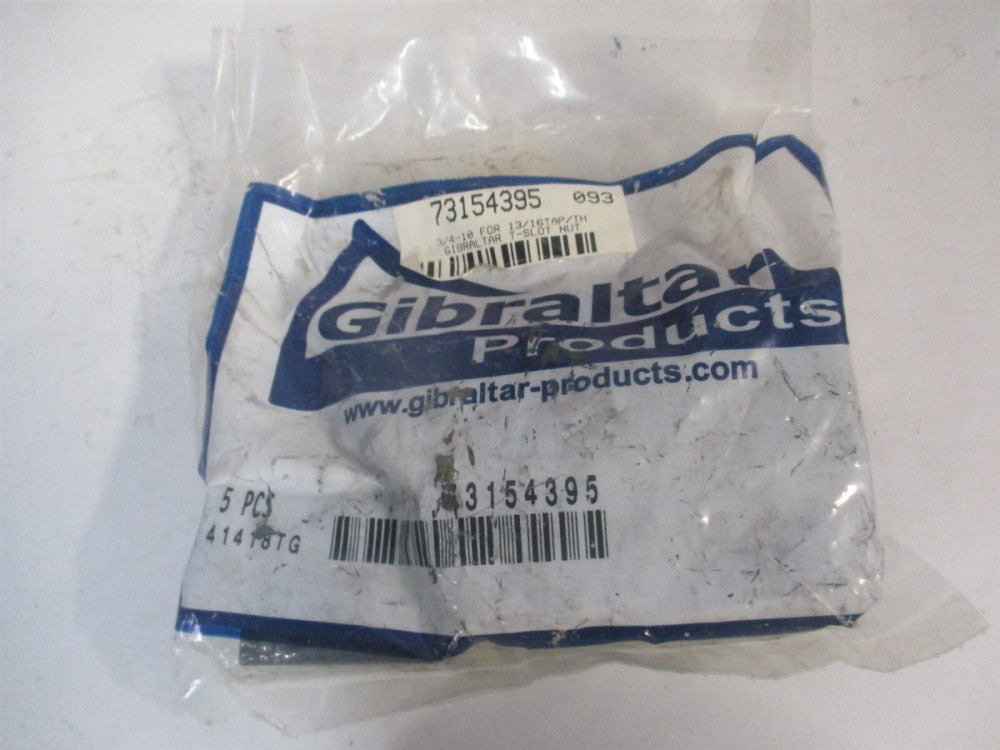 Gibralter (41418TG) 3/4-10 1-1/2 x 1″ OAL Tapped Through T Slot Nut - Lot of 5