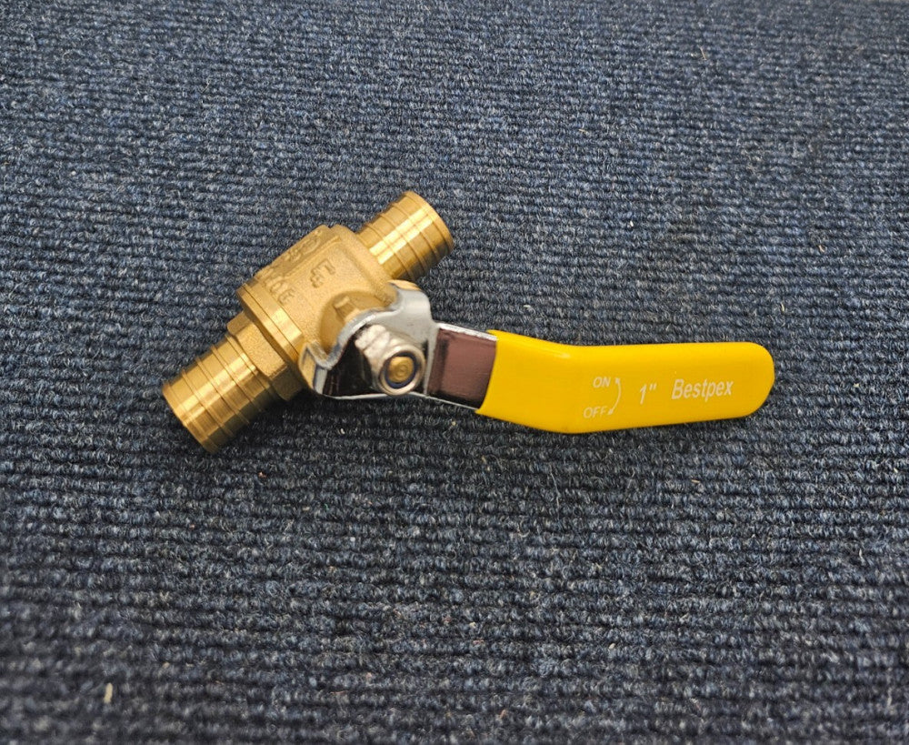 (QTY 5 ) Bestpex Brass Ball Valve 1"