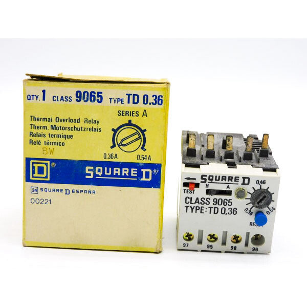 SQUARE D 9065TD0.36 SER. A 660V 0.36-0.54A NSMP