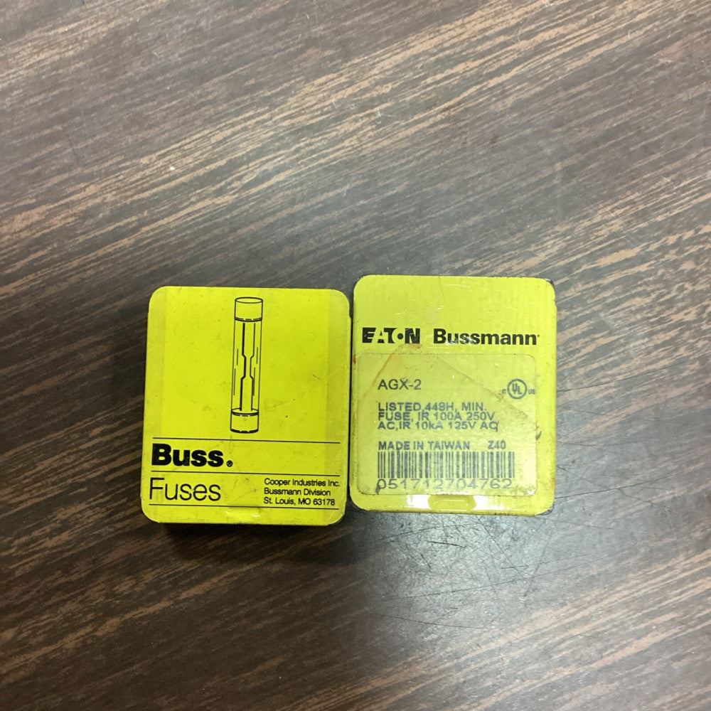 BUSS FUSES AGX-2 Pack OF 6