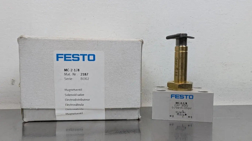 Festo MC-2-1/8 Solenoid Valve 2187