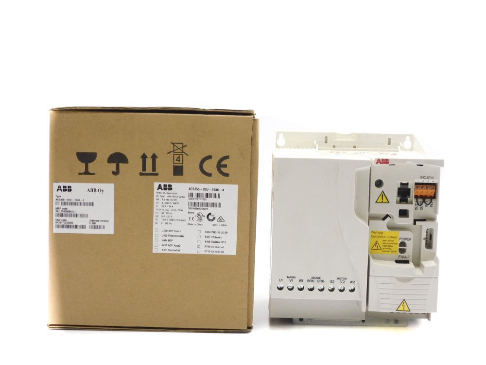 ABB ACS355-03U-15A6-4 3AUA0000058221 400/480V 22/18A NSMP