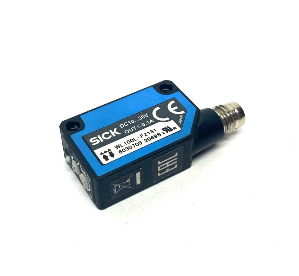 Sick WL100L-F2131 Photoelectric Retro-Reflective Sensor, W100 Laser 6030709