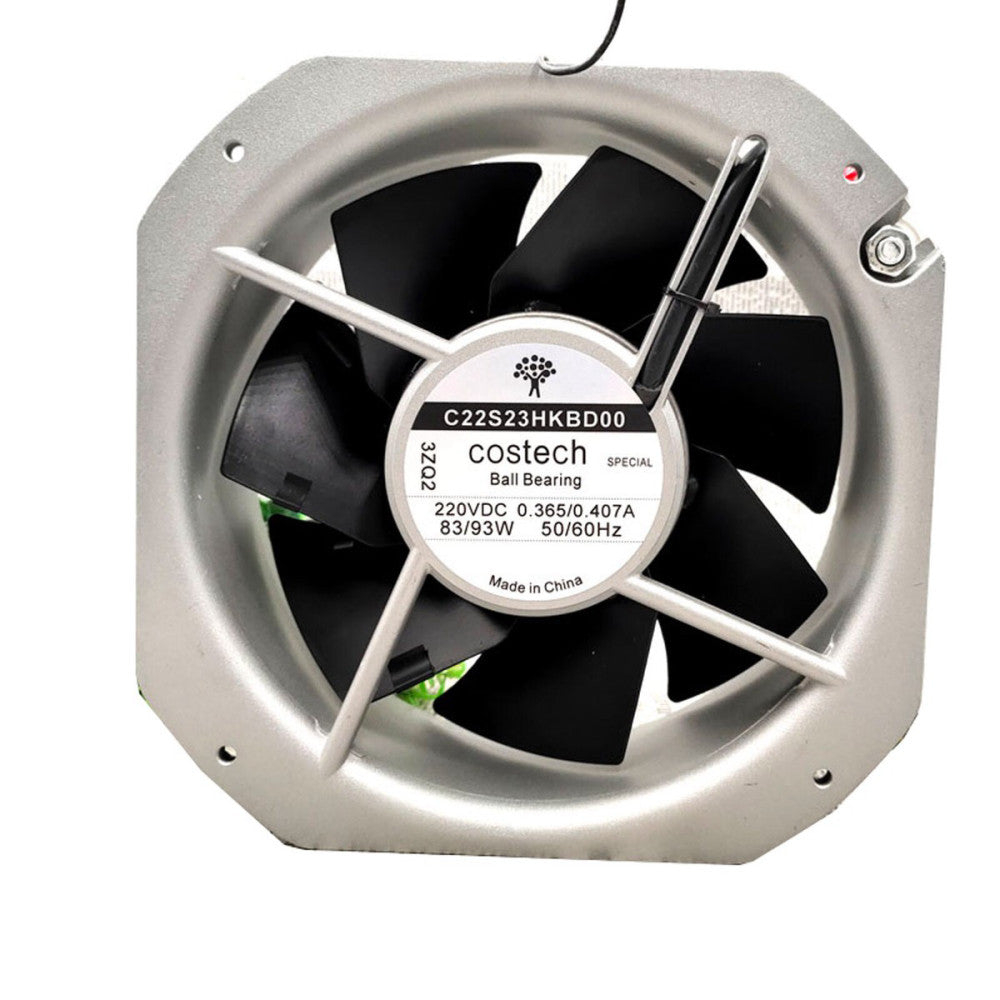 New In Box COSTECH C22S23HKBD00 All Metal Cooling Fan 230V
