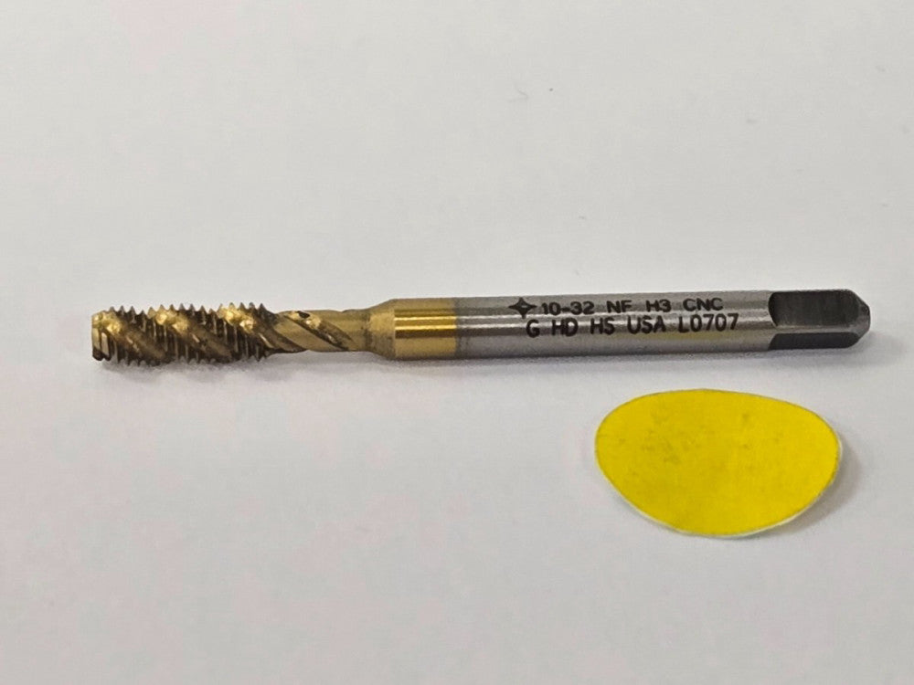 UNBRANDED MASTER, SPIRAL FLUTE, BOTTOMING TAP #10-32