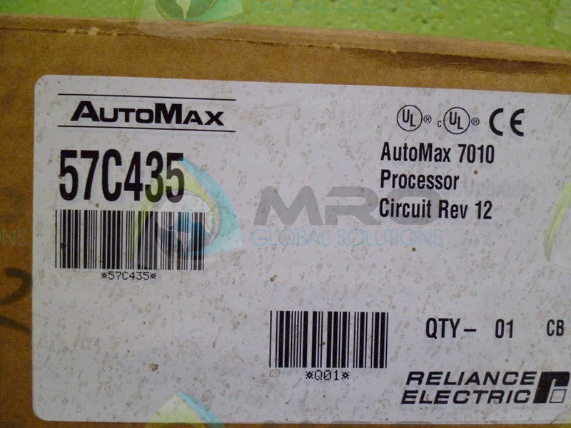 RELIANCE ELECTRIC AUTOMAX 57C435 PROCESSOR  NSMP