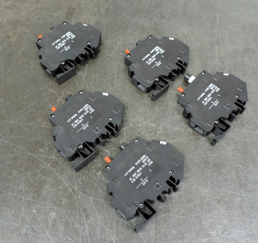 Allen-Bradley 1492-GH005 Miniature Circuit Breaker Series B Lot of Five (5)