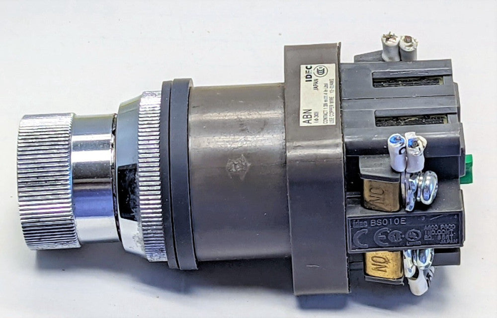 IDEC ABN 2 Position Selector Switch With Green Push-button WORKING PULL [OF25] 