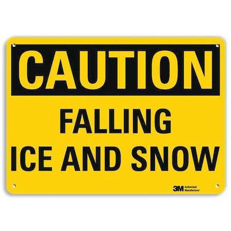 Lyle U4-1302-Ra_10X7 Safety Sign, 7 In H, 10 In W, Plastic, Vertical Rectangle,