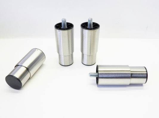 (4) NEW Kason MANITOWOC 1760 Series, 2-1/2" x 6" Adjustable Legs, Stainless