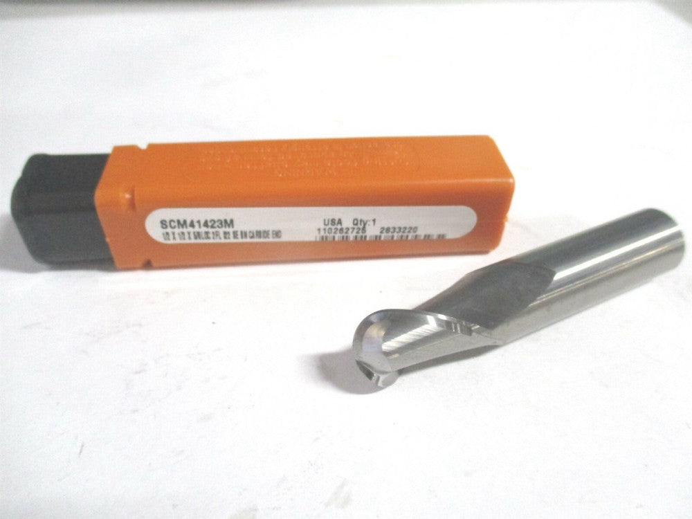 (E599924493) 1/2" x 5/8" x 1/2" x 2-1/2" OAL Solid Carbide 2 Flute Ball End Mill