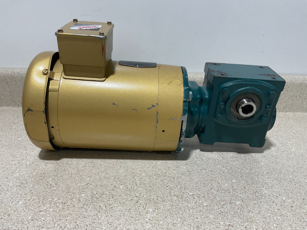 Baldor VEM3538 1/2HP, 1735RPM, w/ Tigear 2 15Q10H56 NEW