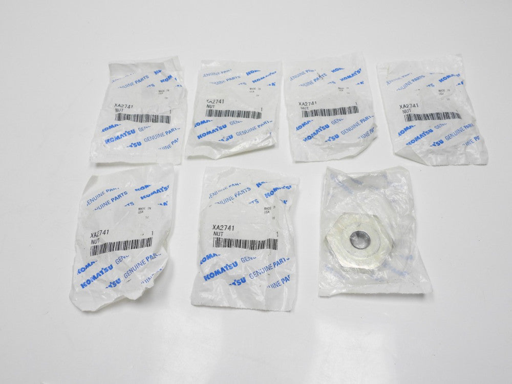 Lot of 7 Komatsu XA2741 Nut, 5/8" UNC Genuine OEM New