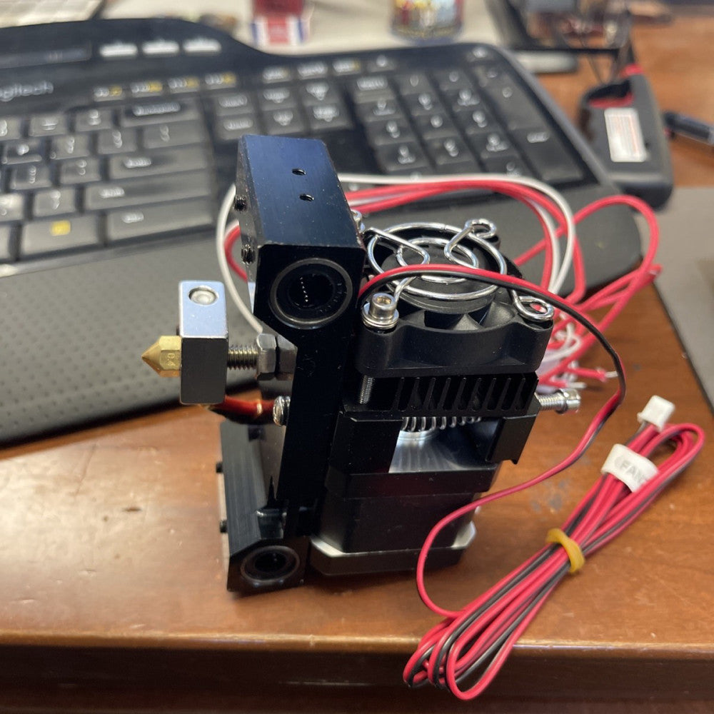 STEP MOTOR ASSEMBLY W/FAN & EXTRUDER HEATER END 42SHDC3025-24B FOR 3D PRINTER