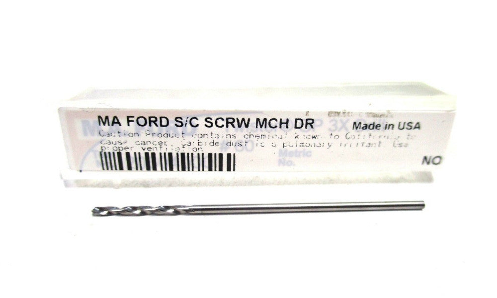 M.A. Ford (00655142) #60 .04 x 3/8 x 1-1/2 118° RH Carbide Screw Machine Drill