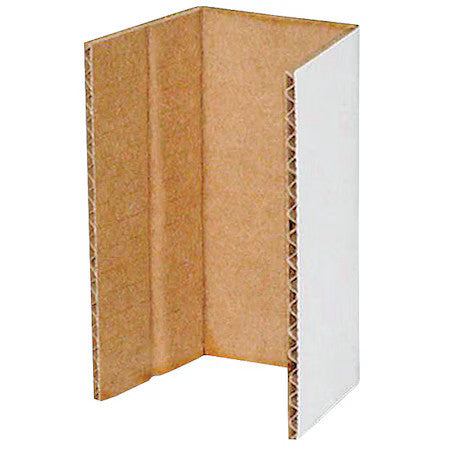Packaging Of America 1W863 Cardboard Corrugated Shelf Bin Divider, White, 4 In