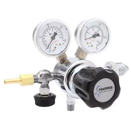 Harris Kh1001 Specialty Gas Regulator, Carbon Dioxide, Single Stage, 0.825"-14