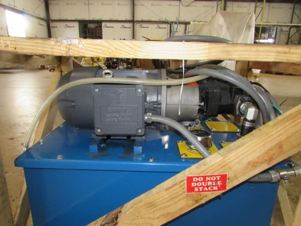 APPLIED INDUSTRIAL 5 HP , HYDRAULIC POWER UNIT, 3ph/230-460V/1750, 1000 psi, NEW