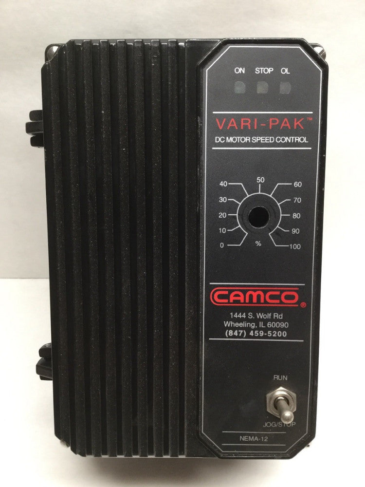 Camco Vari-Pak Cycling DC Motor Control 92A61633010000 0-90 VDC, 1HP 30 CPM