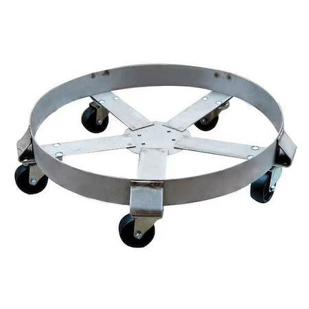 Zoro Select 6Fvh8 Drum Dolly,1100 Lb.,6-1/2 In H,55 Gal.