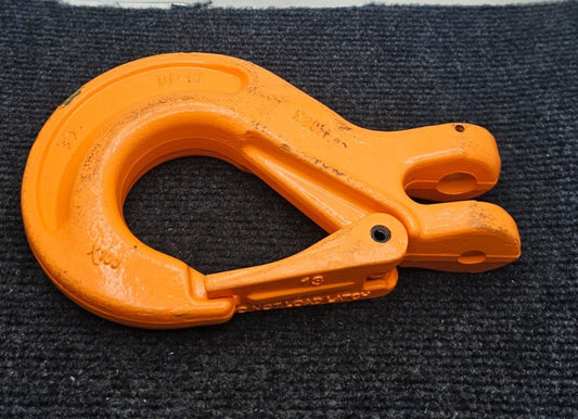 1/2" Grade X100 Chain Sling Hook for Overhead Lifting Tow Rigging Orange